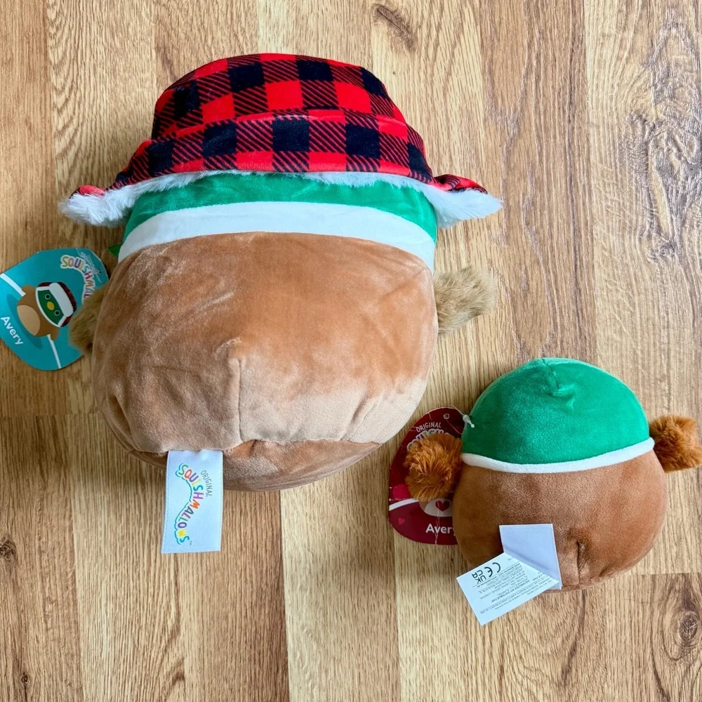 Squishmallows Avery the mallard duck holiday and valentines bundle